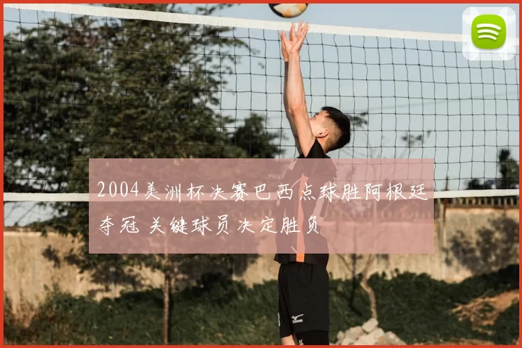 2004美洲杯决赛巴西点球胜阿根廷夺冠 关键球员决定胜负